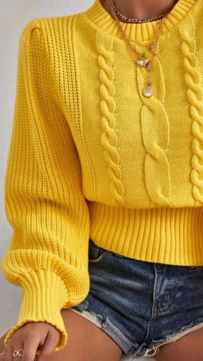 Yellow sweater