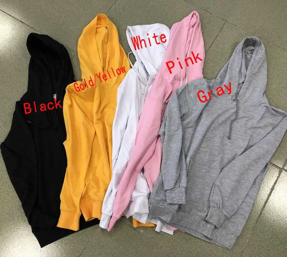 colored Everything Will Be Okay Hoodie retro Women Long Sleeve jumper inspirational pullovers