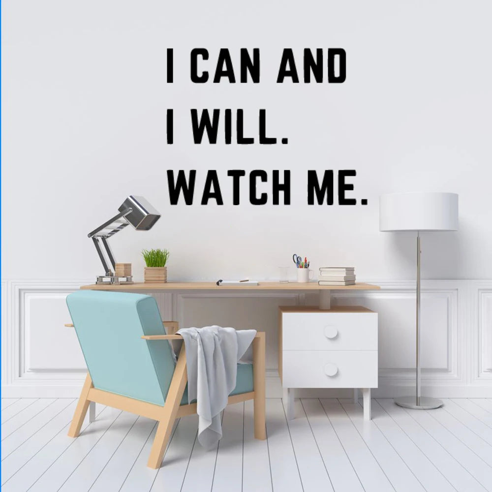 Inspiring sentence Wall Sticker Dream Motivation Vinyl Stickers For Office Room Decor Wall Decals Poster Kids Room Wallpaper