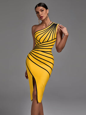 Women Bandage Dress Elegant Sexy Evening Party Dress