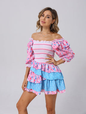 mini ruffle dress