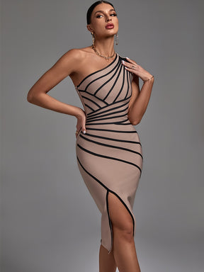 Women Bandage Dress Elegant Sexy Evening Party Dress