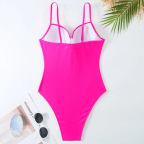 Sexy One Piece Swimsuit Push Up Swimwear Women