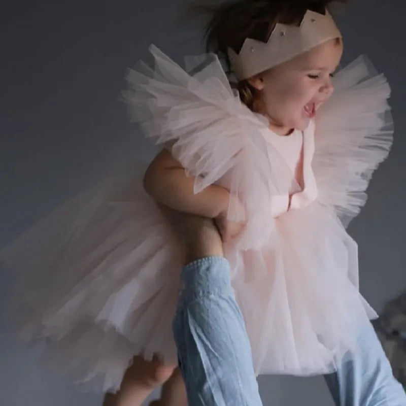 Fashion Baby Girl Princess Ruffle Tutu Dress Infant Toddler