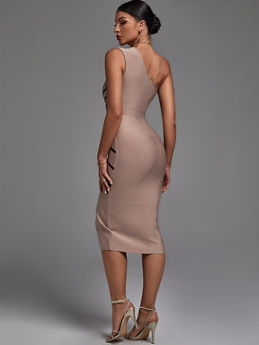 Women Bandage Dress Elegant Sexy Evening Party Dress