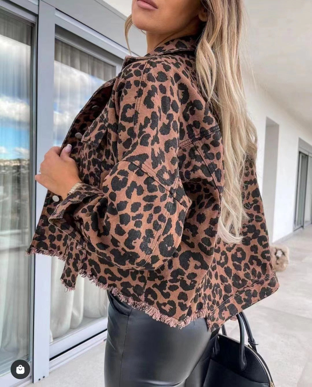 Leopard Denim Jackets Fashion
