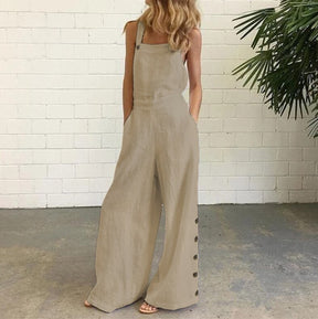 Wide Leg  Women Loose Streetwear High Waist Overalls