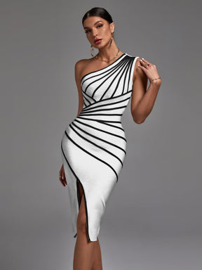 Women Bandage Dress Elegant Sexy Evening Party Dress