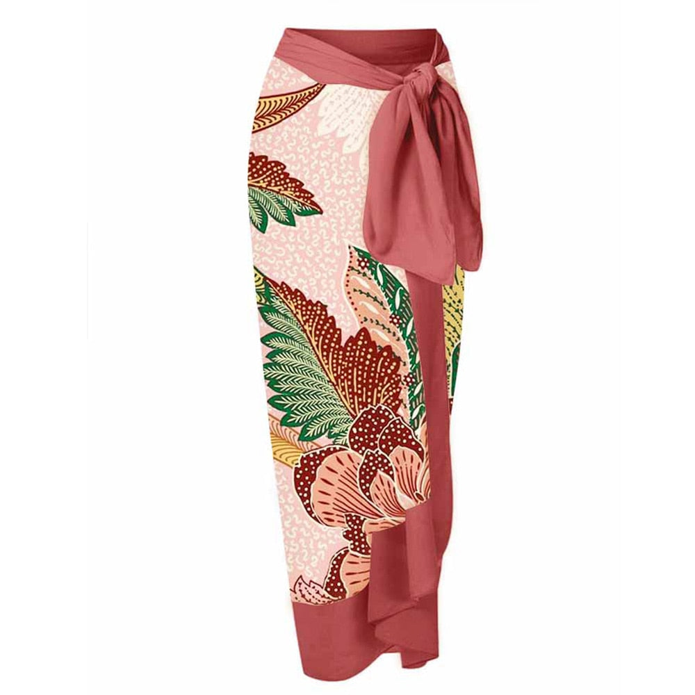 Vintage Floral Colorblock Print One-Piece Swimsuit Holiday Beach Dress Pink Print Designer Bathing Suit Summer Surf Wear