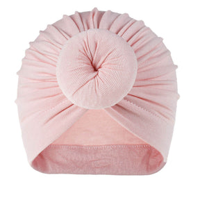 Mother Baby Hat Soft Cotton Turban Hat Baby Beanie Big Elastic Toddler Bonnet Infant Boy Girl Cap 18 Colors 1PC