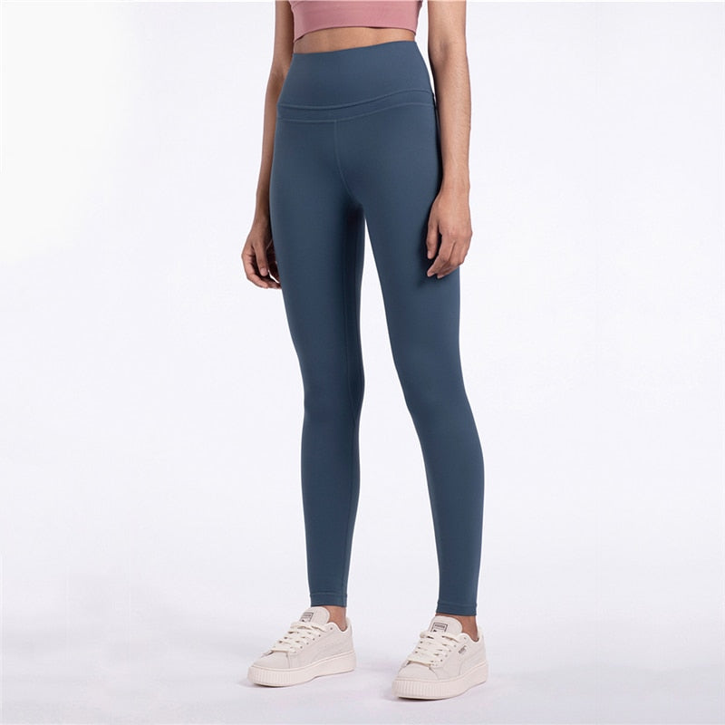 Yoga Leggings Vnazvnasi Sports Pant High Waist Good Elastic Women Fitness Clothing Nylon Spandex Fabric Super Soft Sportswear