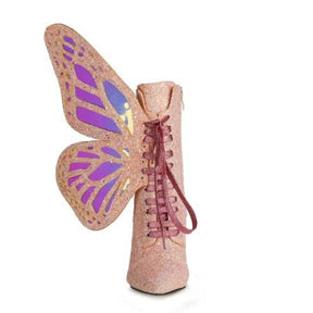 Gretel Leather Butterfly High Heel Shoes