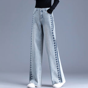 Women Jeans High Waist Pants for WomenFashion Woman Clothing Women Wide Jeans