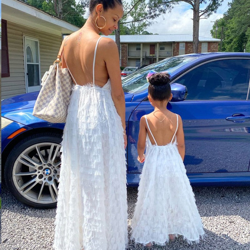 Mommy And Daughter Matching Clothes Summer Fashion Mom And Daughter Dress Family Matching Clothes Baby Girl Clothes
