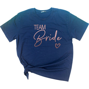 Team Bride Love Heart T Shirt Novetly  Aesthetic Bridesmaid Bride Squad T-shirt Women Ulzzang Wedding Party Tops