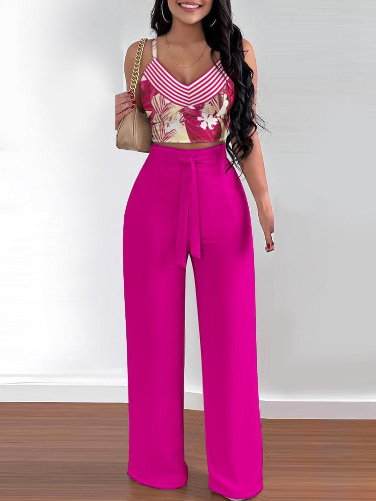 Two Piece Set Casual Slim Fit Women