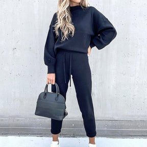 Fashion Spring Sporty Two Piece Set Tracksuit Women Casual Jogging Femme Solid Athleisure Outfits Pocket Trousers Pant Suits