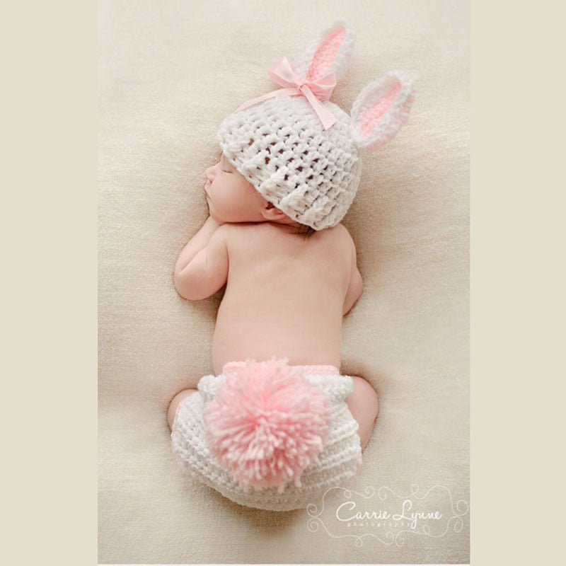 Newborn Photography Props Baby Hat Girls Boys Cap Crochet Knit Costume Outfits photography Clothes Infant Accessories
