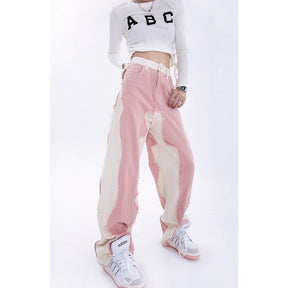 Jeans Wide Leg Pants High Waist Baggy Vintage Straight Denim Pants Casual Street Hip Hop Fashion Denim Trouser