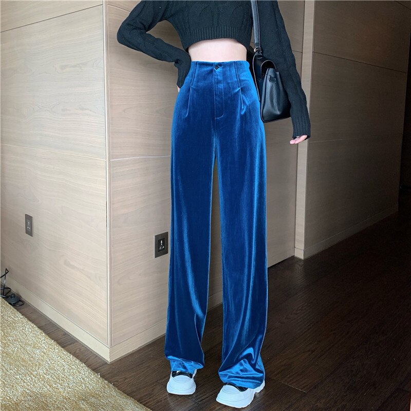 Vintage Female Clothing  Clothes Baggy Pants Women Elegant Woman Dress Pants Trousers Korean Fashion Streetwear Casual