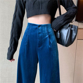 Vintage Female Clothing  Clothes Baggy Pants Women Elegant Woman Dress Pants Trousers Korean Fashion Streetwear Casual