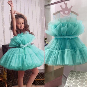 Baby Clothes for Girls Toddler Kids Wedding Princess Gown Girl Elegant Birthday Dress Tulle Bridesmaid Evening Party Dresses