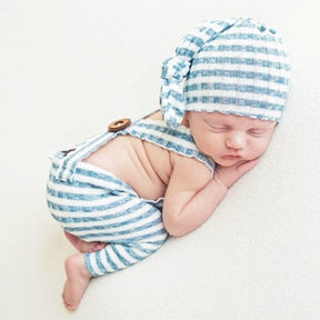 Newborn Photography Props Accessories Baby Costume Hat New Born Baby Photografia for Girls Boys Clothes Photo Props 2pcs
