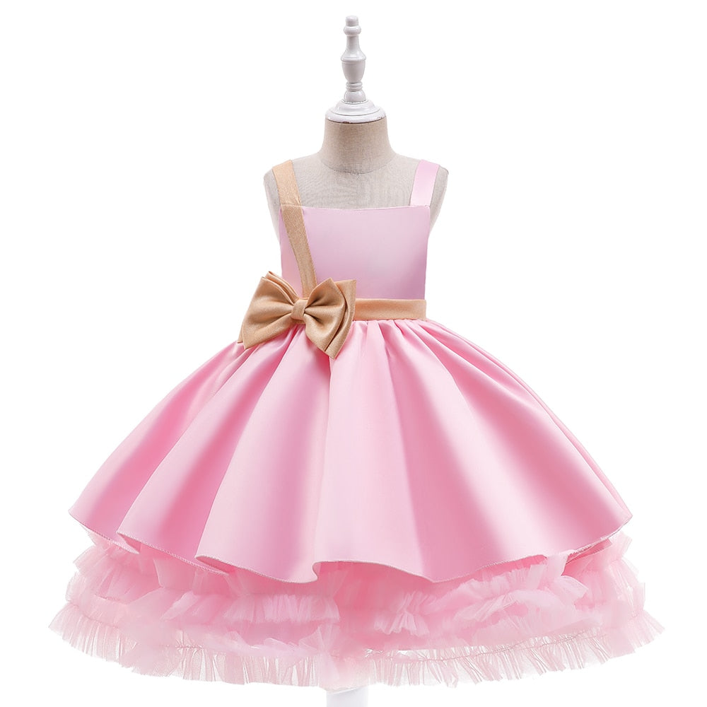 Party Dresses For Girls Kids Birthday Princess Dress Flower Girl Wedding Prom Gown Children Puffy Summer Vestidos