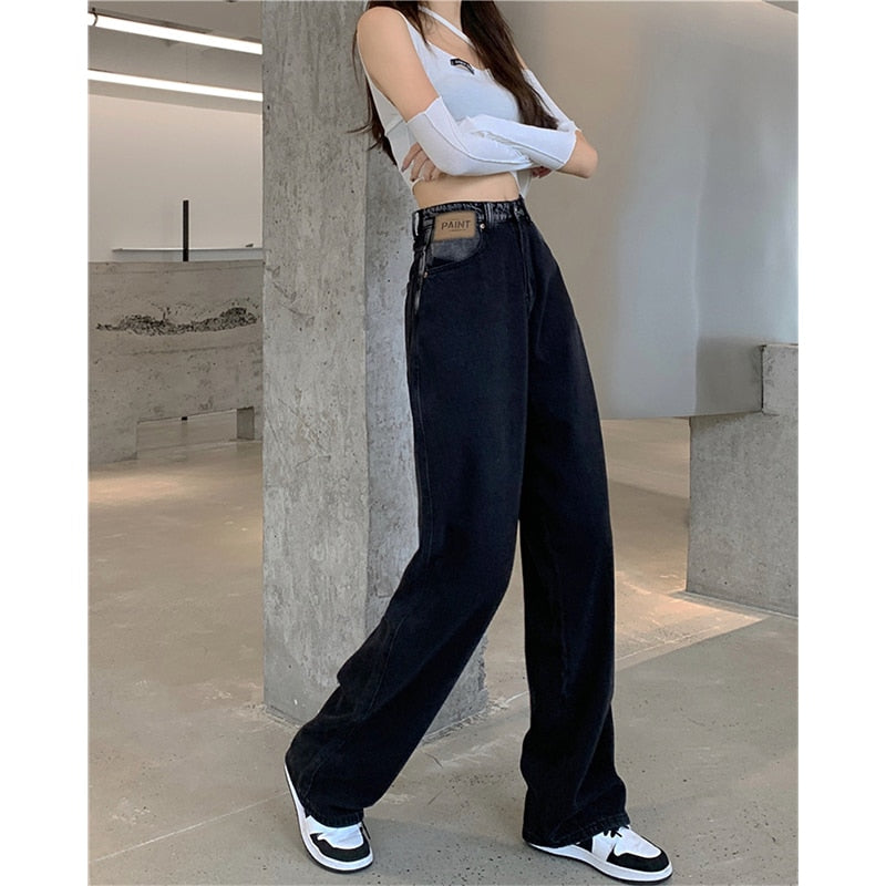 ILARES Vintage Clothes Baggy Jeans Woman High Waist Korean Fashion Y2k Female Clothing Pant Jeans Women Women&#39;s Pants Streetwear