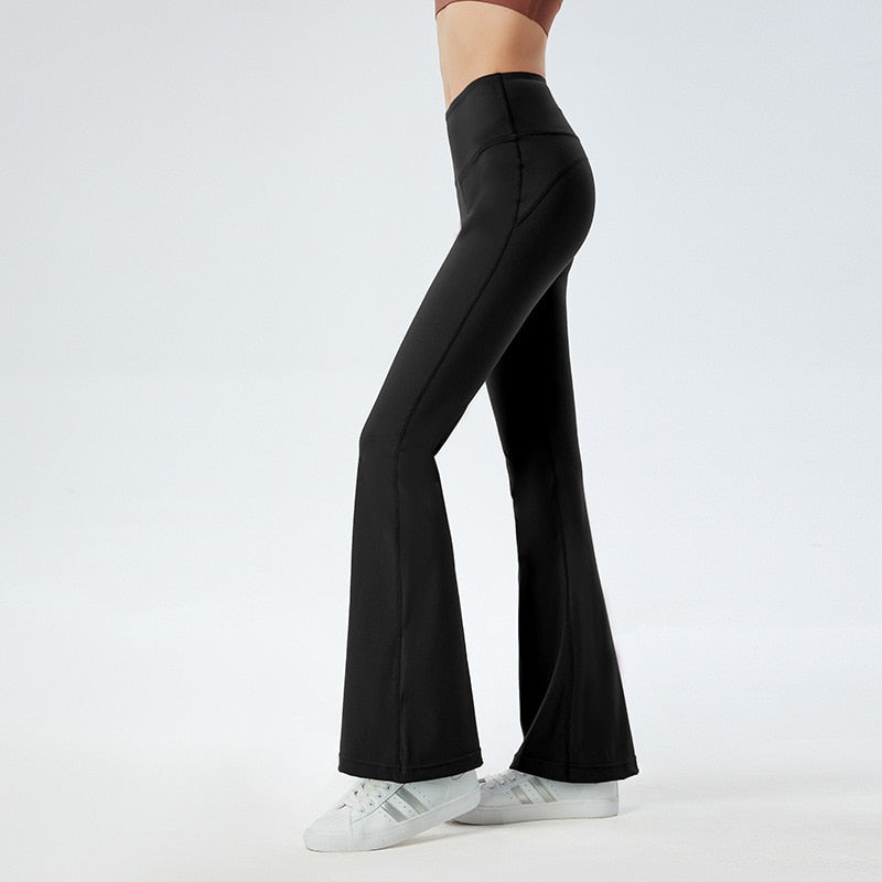 Pants Women Leggings Gym Sports Tights  Women High elasticity Fitness Flared Pants Fashion Sportswear Woman