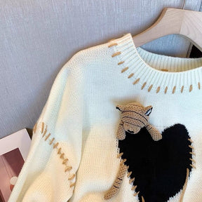 cashmere Sweater Thick Sweaters Korean Fashion Long Sleeve Top Winter Clothes Women Pullover Vintage