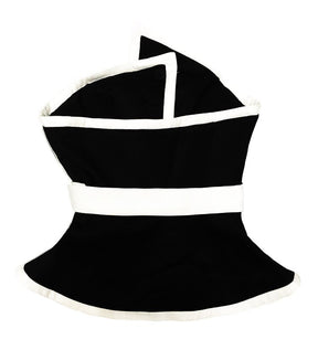 Sexy Patchwork Bowknot Crop Top Women Versatile Inner Camisole Black White Contrast Bow Slimming Femme Top Strapless Camis