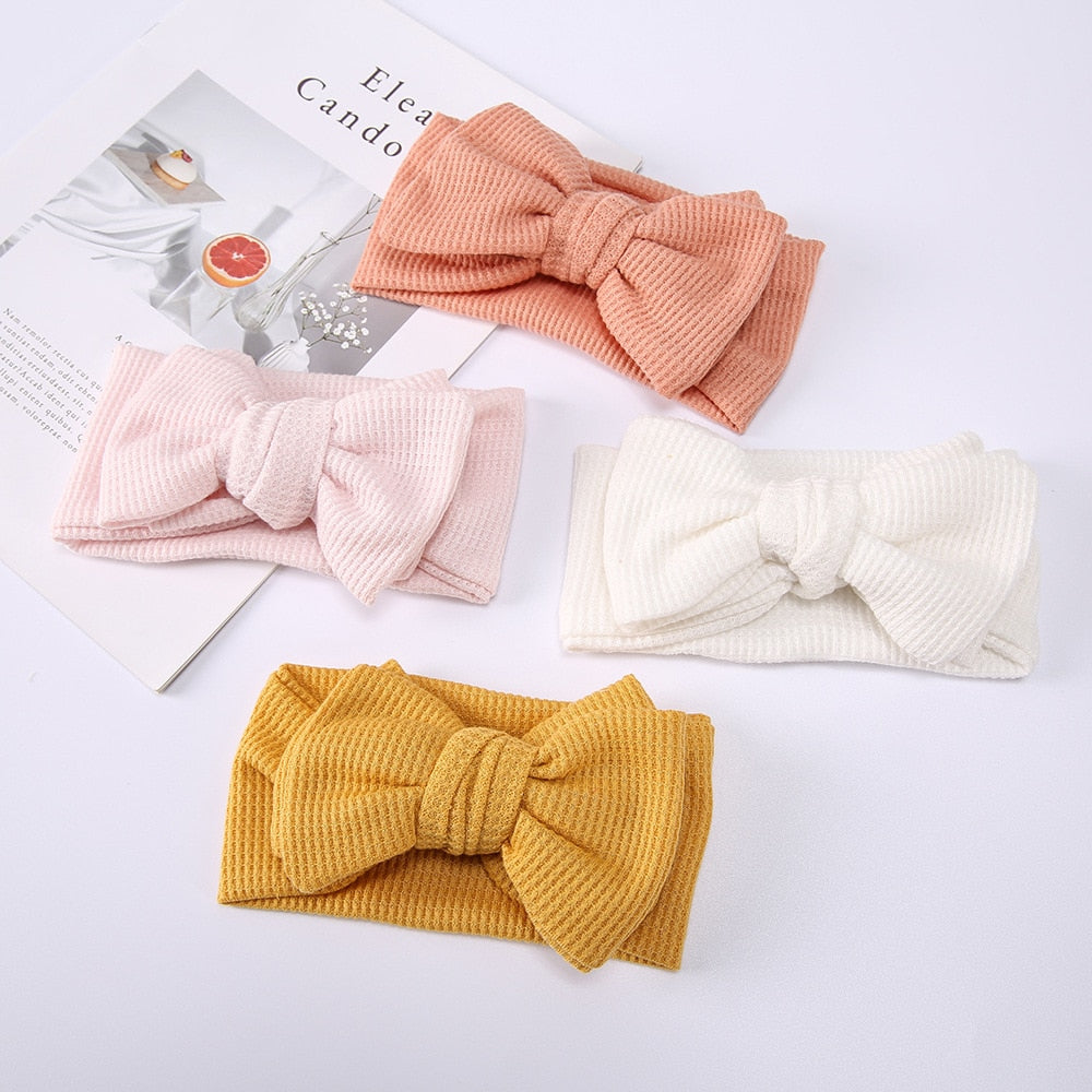 Baby Headband Baby Hair Accessories Headwear Baby Bow for Child Bowknot Turban for Kids Elastic Headwrap