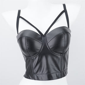 Women Crop Top Streetwear Beading Diamond Push Up Bra Casual Tank Tops Woman Clothes Bustier Camis Fashion Ladies Corset