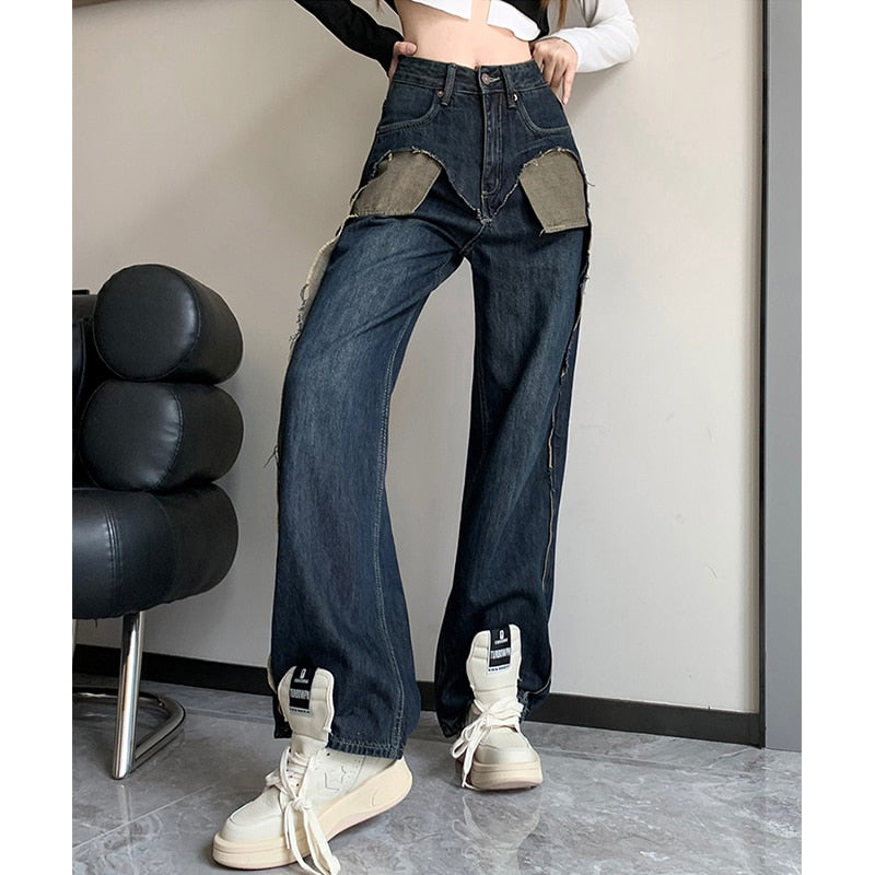 Female Clothing Baggy Jeans Woman High Waist Pant Jeans Women  Fashion Vintage Clothes Women